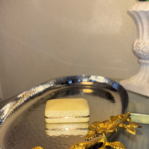 Landstrom's Gold Cross Earrings with Pink Accents - Picture 8 of 8